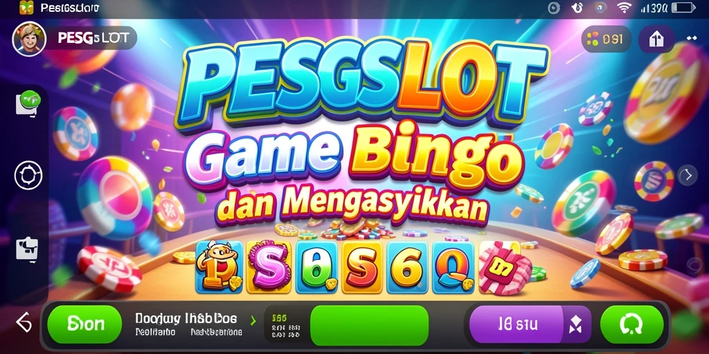 Tampilan gameplay PESGSLOT yang menggembirakan dalam permainan Bingo.