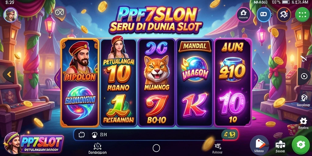 Tampilan gameplay PP7SLOT yang seru dan penuh petualangan.