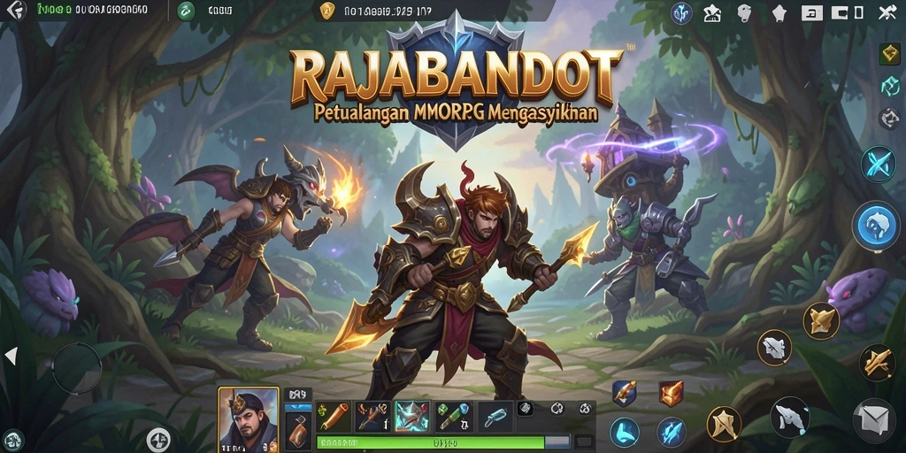 Gameplay menarik RAJABANDOT dengan petualangan seru.