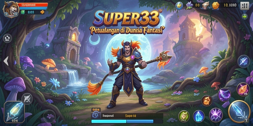 Tangkapan layar menampilkan aksi seru dalam permainan SUPER33.