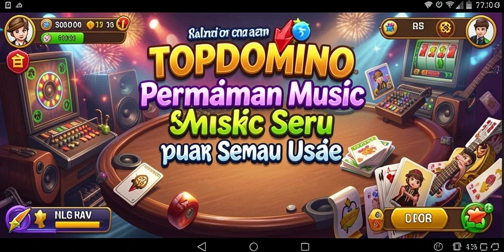 Gameplay seru dan interaktif di TOPDOMINO, nikmati musiknya!