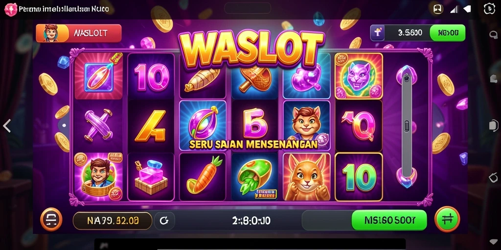 Screenshot menampilkan gameplay seru dari WASLOT dengan grafik yang menarik.